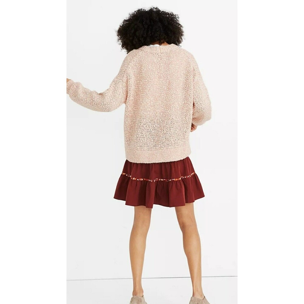 Madewell Women's Baez Pullover Sweater Small Pink. - Picture 3 of 10